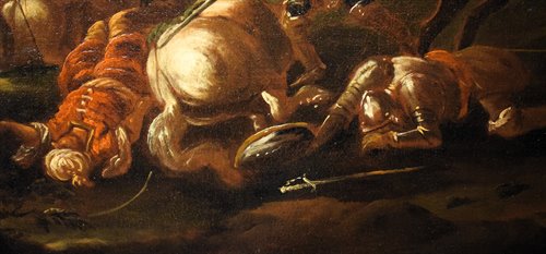 "Bataille, chrétiens contre Turcs"